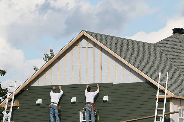 Professional Siding Replacement technician working in Accident, MD